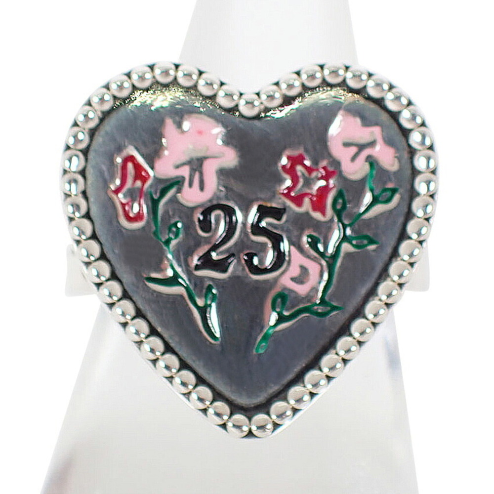 GUCCI Silver Heart Ring